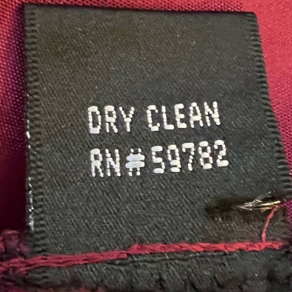 Adrianna Papell Burgundy Sleeveless V-neck Silk Cocktail Dress Size 10 - Picture 7 of 11